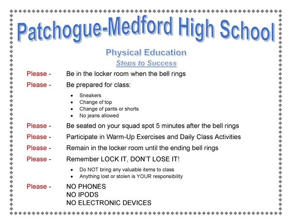Physical Education Steps for Success